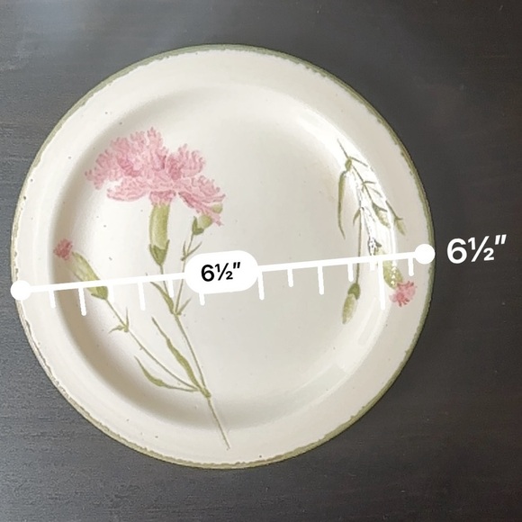 Stonehenge Midwinter Invitation Pink Carnation Plates (Set of 5) - England - Picture 8 of 9